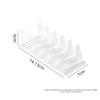 Multi-Function Cosmetic Stand Acrylic Blush Powder Storage Tray Durable Cosmetics Tools Stand