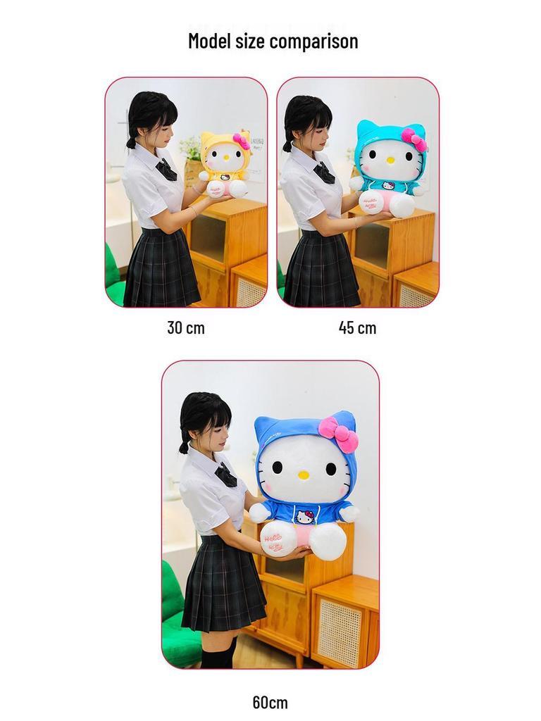 Плюшевая игрушка Hello Kitty для международной торговли: Милая подушка-трансформер и подарок на день рождения