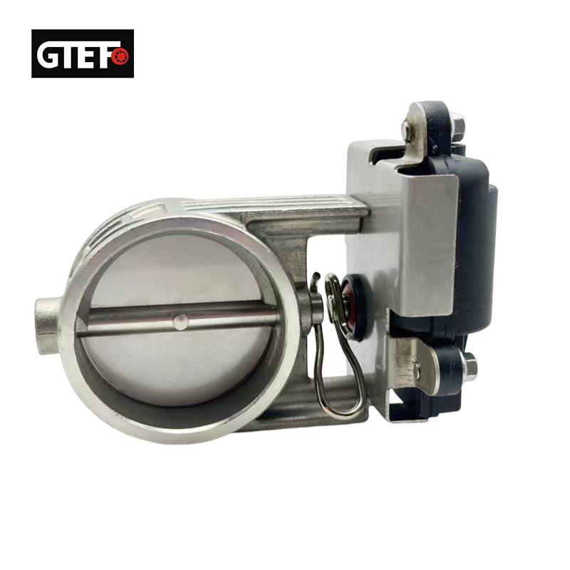 GTEFO Universal Car Exhaust Pipe Electric Valve Kit Electric Remote Control System Kit Multi-angle Mode 51/60/63/70/76MM