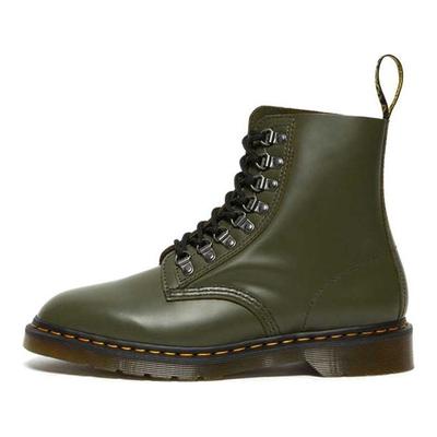 Доктор. Martens 1460 Британская мода Короткие ботинки Ботинки унисекс Зеленые 26966272