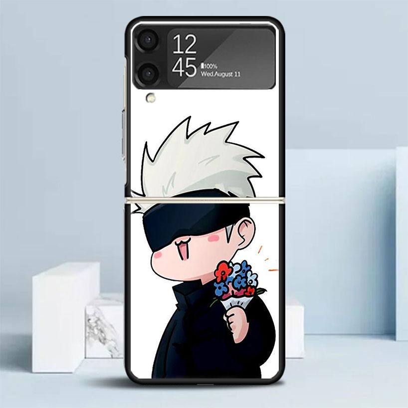 Мультяшный Милый Kaisen J-Jujutsu Чехол для Телефона Для Samsung Galaxy Z Flip7 Flip6 5G Flip5 Flip4 Flip3 ZFlip 7 6 3 4 5 Ударопрочный Задний C