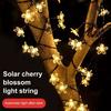7/12M Солнечная Фея Цветения Вишни Регулируемый Открытый 8 Режимов Водонепроницаемый Свет Кемпинг Свадьба