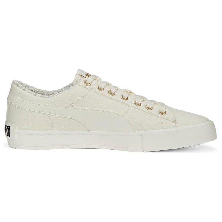 Puma Bari Casual Round Toe Lace-Up Durable Low-Top Sneakers Unisex Sneakers White 389383-04