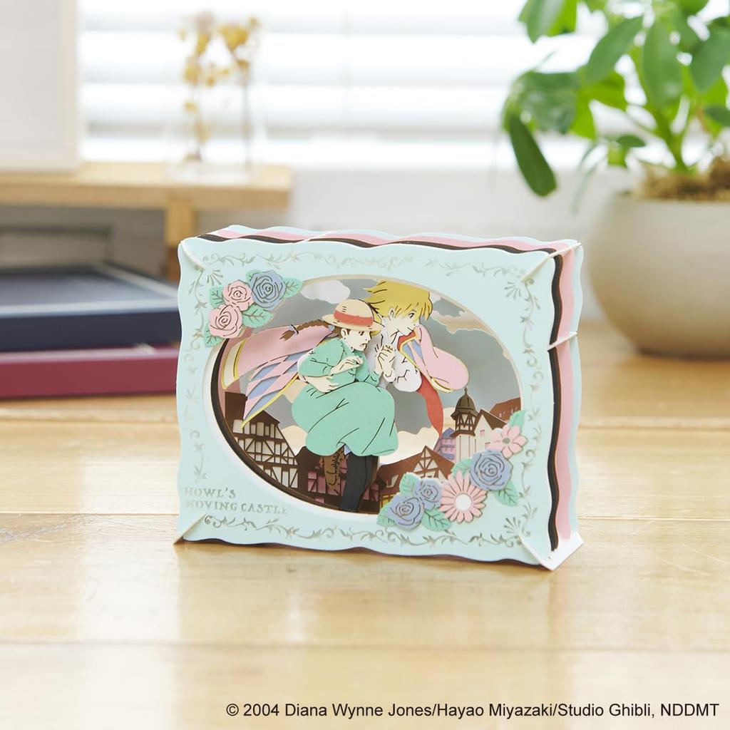 Ensky Howl's Moving Castle Aerial Walk Paper Theater 80 x 100 x 42mm Direct from Japan
