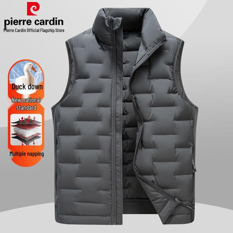 Pierre Cardin Мужской легкий пуховый жилет со стойкой