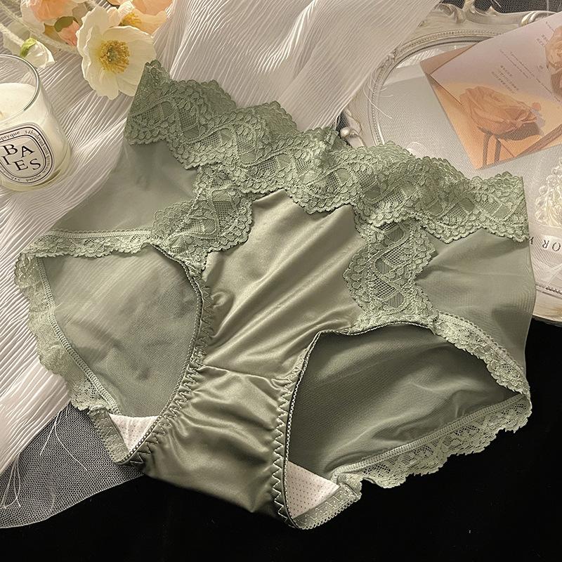 Женские летние тонкие сексуальные кружевные сетчатые полупрозрачные удобные дышащие антибактериальные трусики