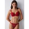 Laluce Lace Lace Red Bra