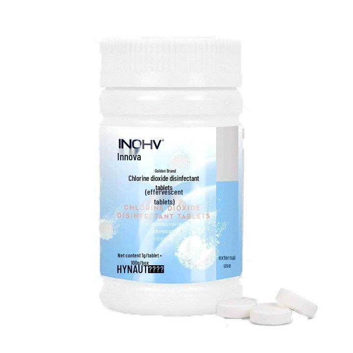 Дезинфицирующие шипучие таблетки Haishi Hainuo с диоксидом хлора - 100 штук