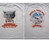 Krokus - Eat The Rich Tour '83 T-shirt 2 Side White Short Sleeve Tee