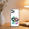 Картина Арт Ши-тцу Чехол для телефона Для iPhone 17,16,15,14,13,12,11 Plus,Pro Max,XS,Мягкий Силиконовый Черный Чехол