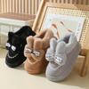 Snow Boots Winter New Women Warm Padded Cotton Shoes Indoor Thick Bottom Plush Rabbit Cotton Boots Leisure Soft Sole Ankle Boots