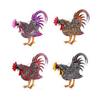 Retro Rooster Brooch - Year of the Rooster Jewelry Pin, Animal Corsage Accessory