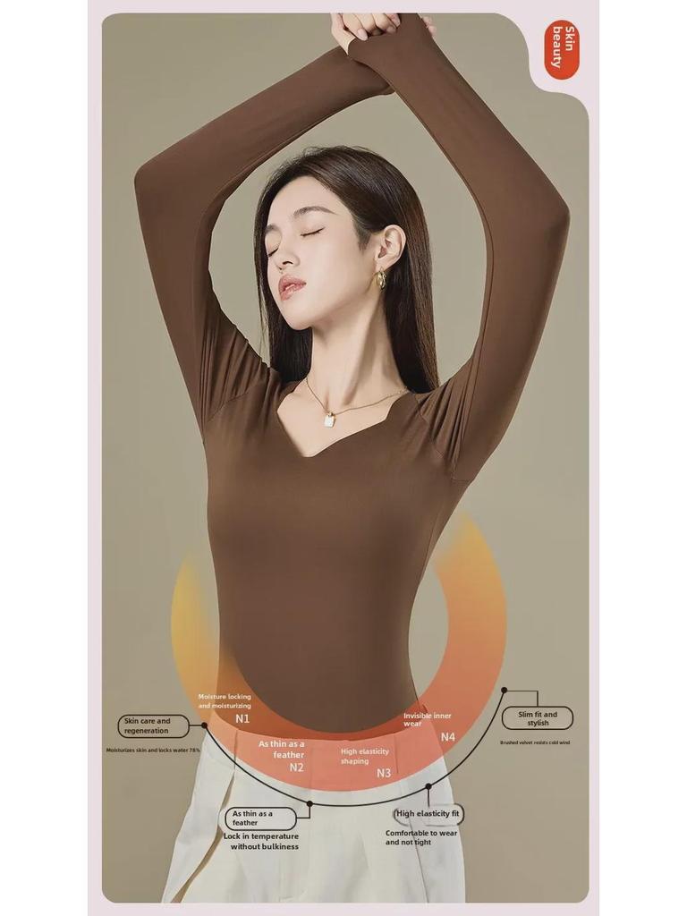 Women's High Elastic Skin-Friendly Warm Hyaluronic Acid Top