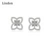 Lindon Women's Zircon Copper Alloy Earrings - Wedding Party Gift Pendant Earrings