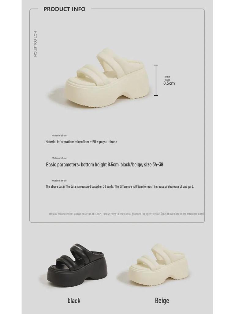 Женские босоножки на толстой платформе — летняя мода 2025 года, европейский стиль, визуально увеличивающий рост