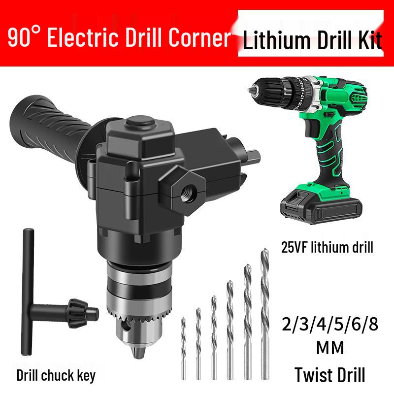90° Right Angle Electric Screwdriver Drill Bit Adapter