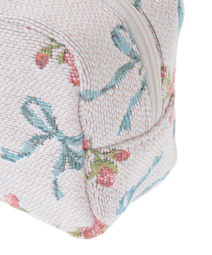 Гобеленовая сумочка с узором из роз и лент [Maison Fleur] - Женская, цвет вне белого