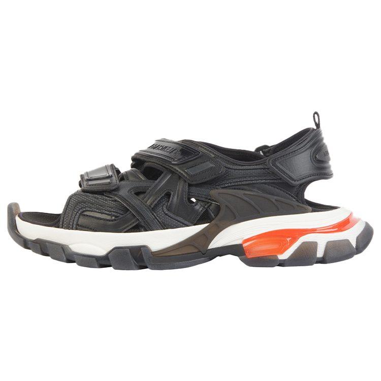 Balenciaga Сандалии на платформе 'Clearsole Черный Красный' 655954W2CC31096