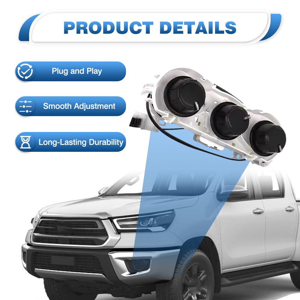 Для Toyota Hilux 2015-2024 Панель переключателей блока управления кондиционером и отопителем 559000K010