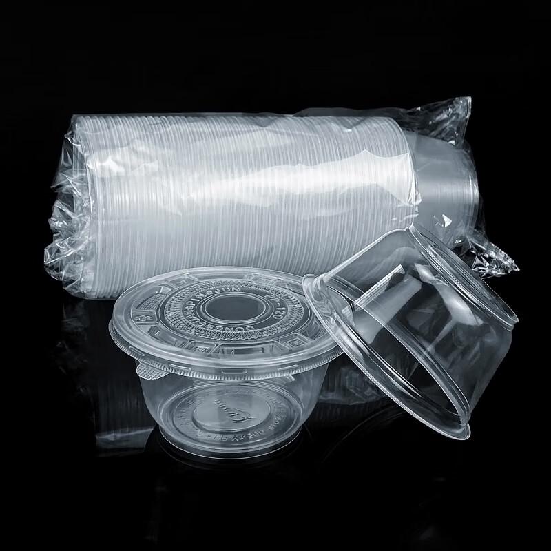 Thickened Disposable Round Plastic Takeaway Soup Bowl