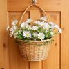 Artificial Daisy Flowers, 6 Bundles 21” White Artificial Daisy Flowers with Stems and Leaves Faux Greenery Shrubs Plants Arrangements for Home