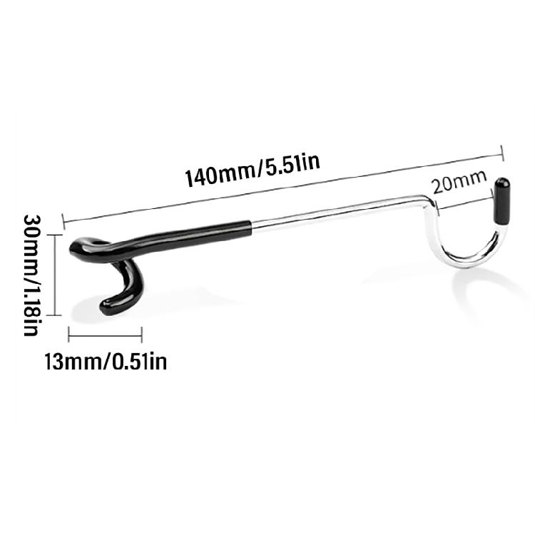 4Pieces Multifunction Hanging Basket Hook Hanger Tent Rod Post Strong Hanger