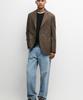 Massimo Dutti 100% Wool Houndstooth Blazer