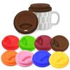 9cm Coffee Mug Lids Universal Fresh Cover Drinkware Accessories Silicone Cup Lid  Milk Tea