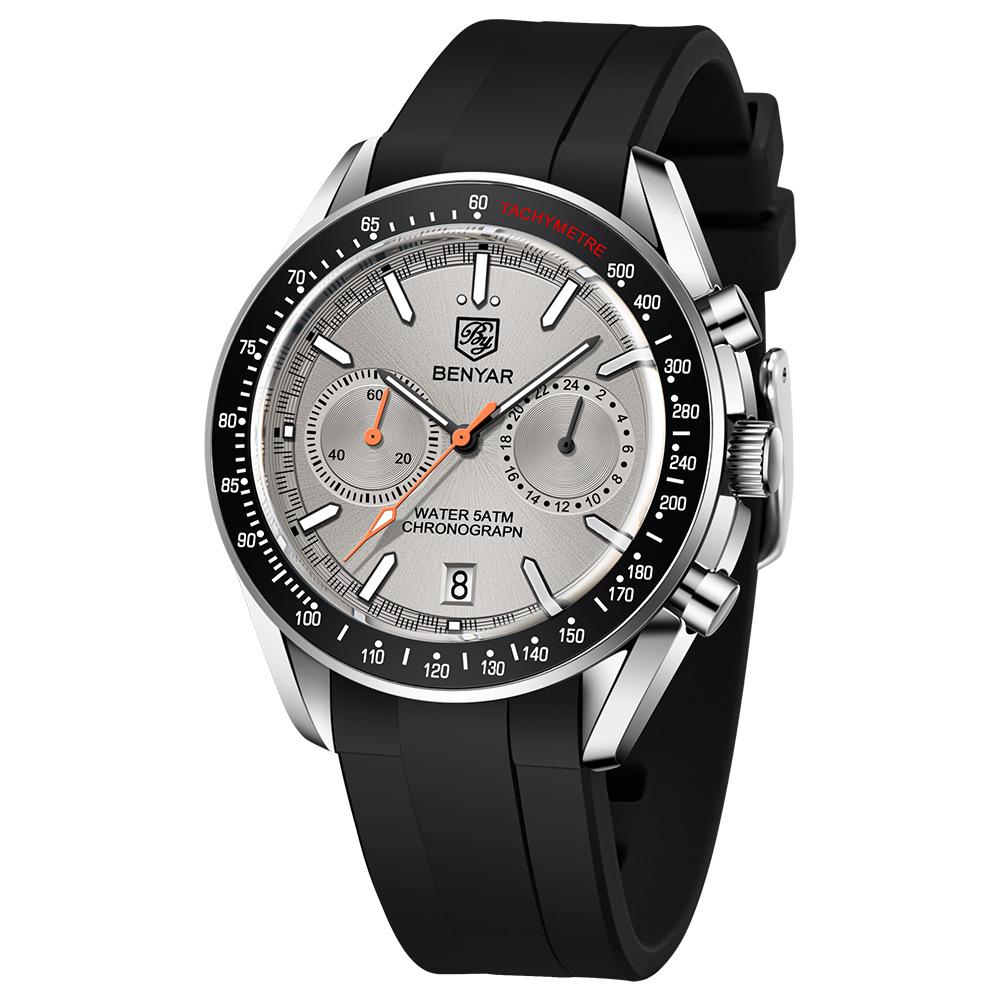 Men's Multifunction Watch Fashion Waterproof Luminous Men's Quartz Watch