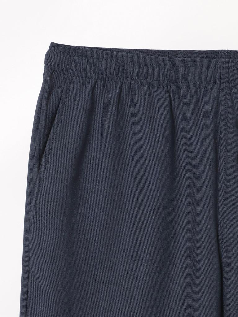 Beams Heart Men's Techlino Wide Ankle Pants, Blue, Size S