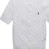 Polo Ralph Lauren SS23 Логотип Вышитый Однобортный Трикотажный Свитер Женский свитер Белый WMPOSWENDW20151-100