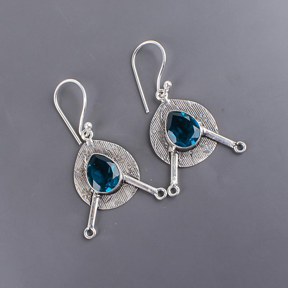 Ювелирные изделия с апатитом, серьги, ювелирные изделия из стерлингового серебра 925 пробы, красивые духовные серьги для свадебного подарка
