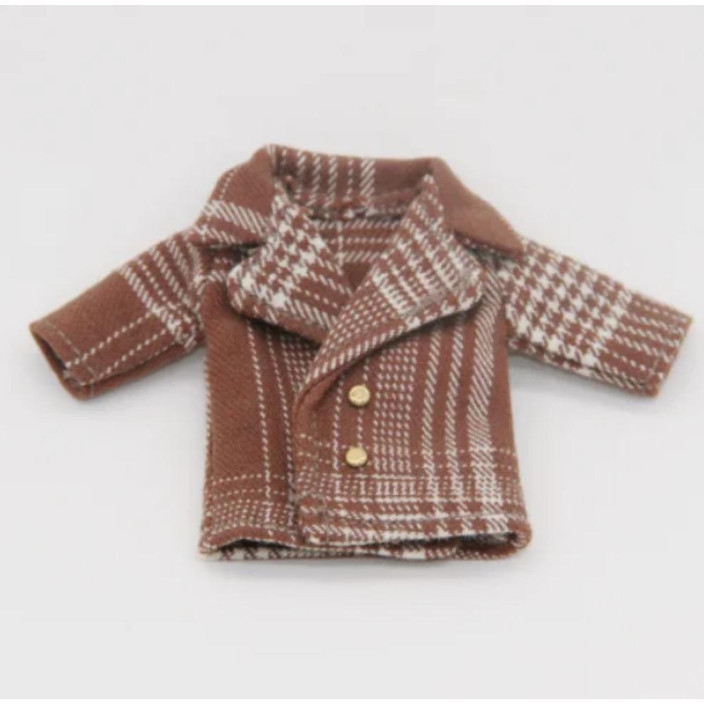 Блейзер Ob11 В клетку Ветровка Одежда для кукол Molly Baby 12 точек BJD Набор для Obitsu11 GSC Molly Кукла 1/12 Одежда для кукол Аксессуары для кукол