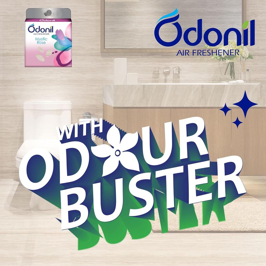 Odonil Air Freshener Blocks 288g (72g X 4) Long Lasting Bathroom Toilet Fragrance