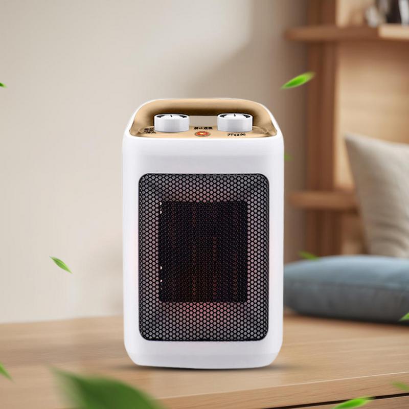 Электрический обогреватель 220 В, портативный обогреватель, защита от перегрева и опрокидывания, отопление и охлаждение с использованием нагревателя PTC для дома