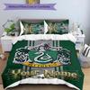 3pcs Hogwarts Cover Set - Personalized Name, HD Printed Bedding with 1 Cover and 2 Pillowcases - Perfect for Home Decor, Easy Care