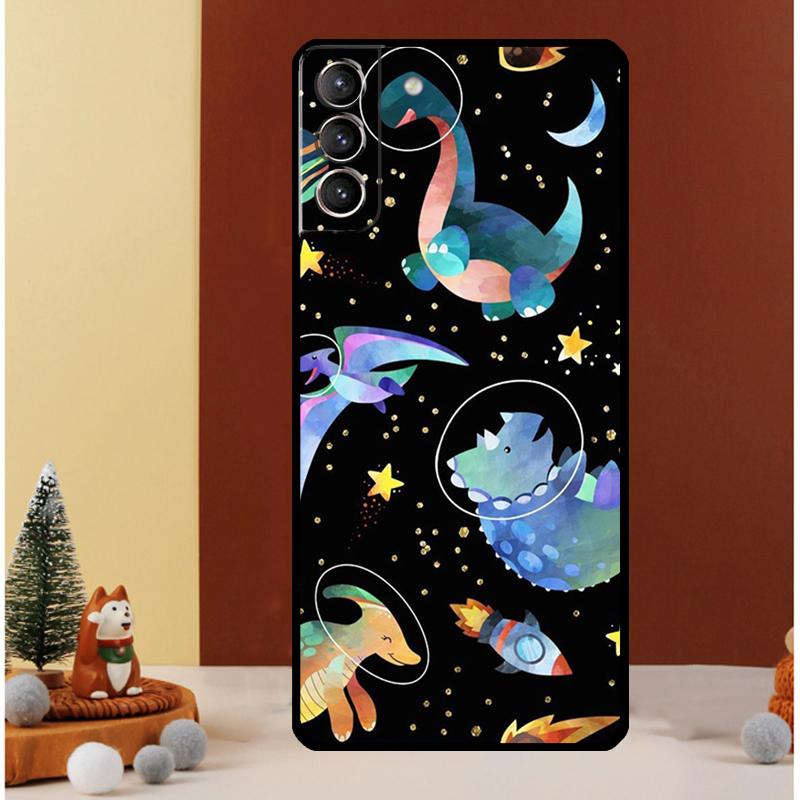 Чехол-коллаж с динозаврами для Samsung Galaxy S24 S26 Ultra S21 S22 S20 S23 S25 Ultra S10 Plus S25 FE Чехол Funda