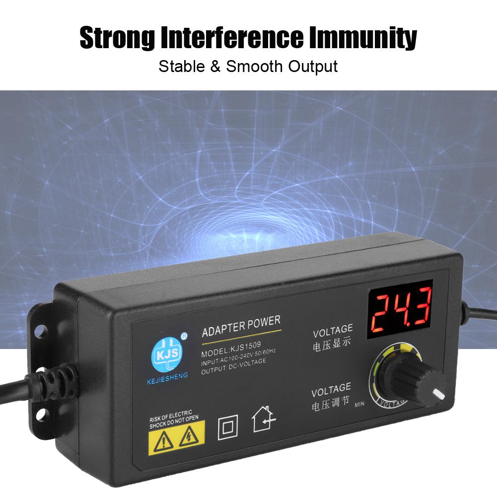 3-36V Wide Range Adjustable Power Adapter Anti-interference 60W 1.7A AC Adapter