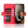 Wallet Case for Moto G67 5G - Leather/PU, Red, With Card Holder