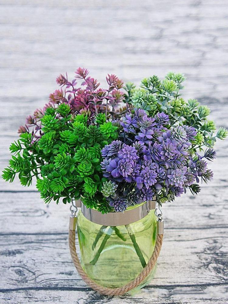 3 пучка 28 головок искусственные растения суккуленты пластиковые поддельные суккуленты растения для дома, сада, свадьбы, украшения гостиной