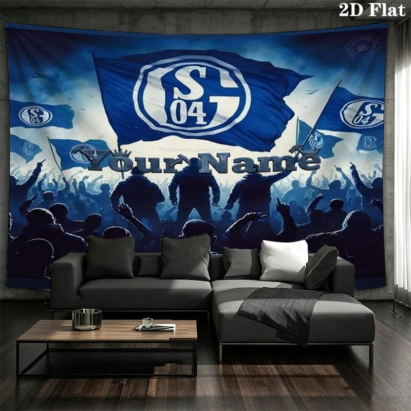 Sport Icon Custom Name Wall Tapestry Aesthetic Wall Hanging Printed Fabric Blanket Decorative Tapestries For Bedroom Living Room Home Decor