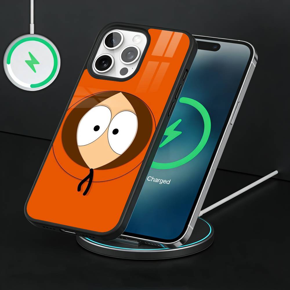Чехол для телефона Кенни Маккормик S-South Park Для iPhone 17, 16, 15, 14, 13 Plus, Pro Max Магнитный Для Magsafe Беспроводной Зарядки