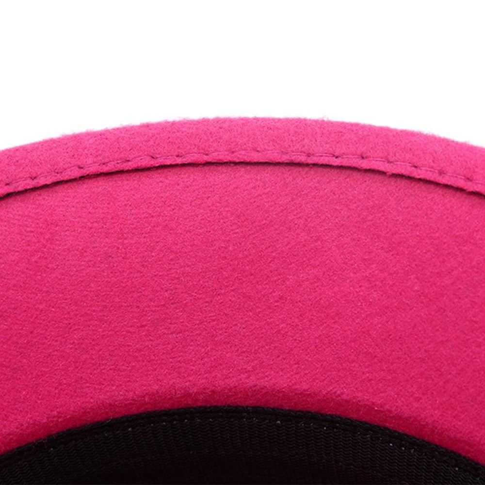 Винтажная повседневная шляпа-тазик, шляпа-купол, шерстяная фетровая шляпа-котелок, фетровая кепка, кепка-ведро с цветком