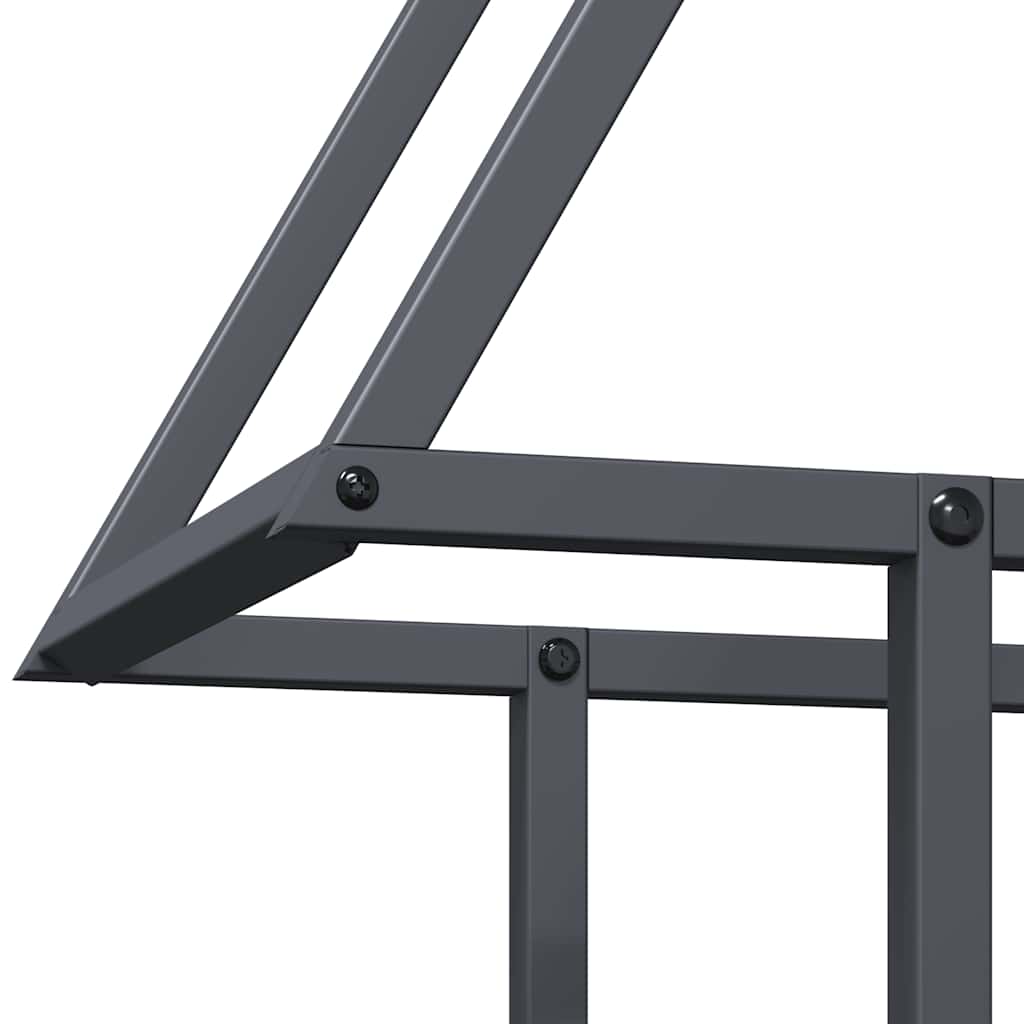 Firewood Rack Anthracite 50 x 25 x 60 cm Cold Rolled Steel
