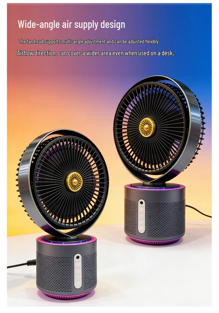New Smart Speaker Air Circulating Desktop Fan