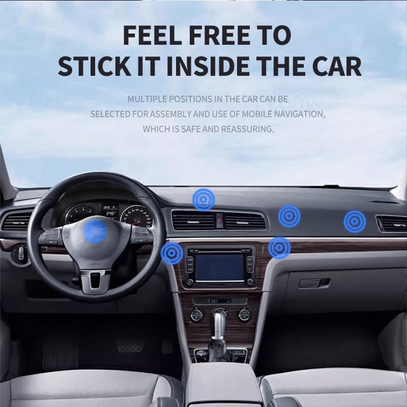 Car Sticker Magnetic Car Phone Holder Car Mount Dashboard Magnetic Wall Holder For Mustang Ford Shelby Edge Ecosport Kuga mach e