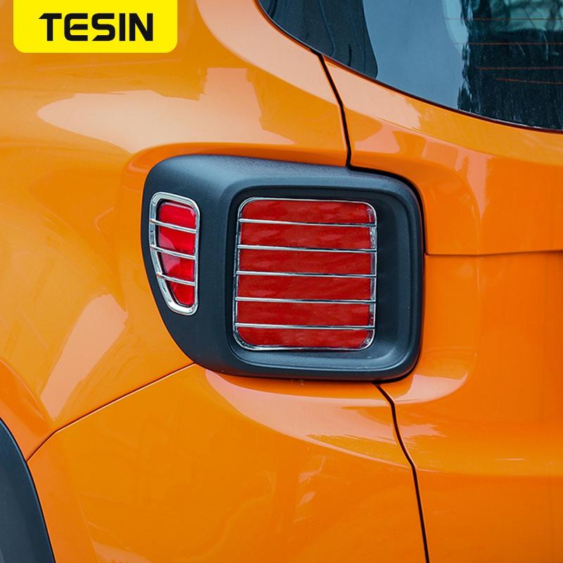 TESIN автомобильный задний фонарь, украшение для Jeep Renegade 2016 2017 2018 2022, внешний чехол заднего фонаря