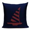 Retro Oceanic Style Double-Sided Printed Pillow Cover Short Plush Suitable Living Rooms Bedrooms Sofas Throw Cushion Cover