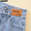 DIMANAF летние шорты джинсы женские базовые брюки свободные повседневные женские тонкие синие брюки брюки 4XL