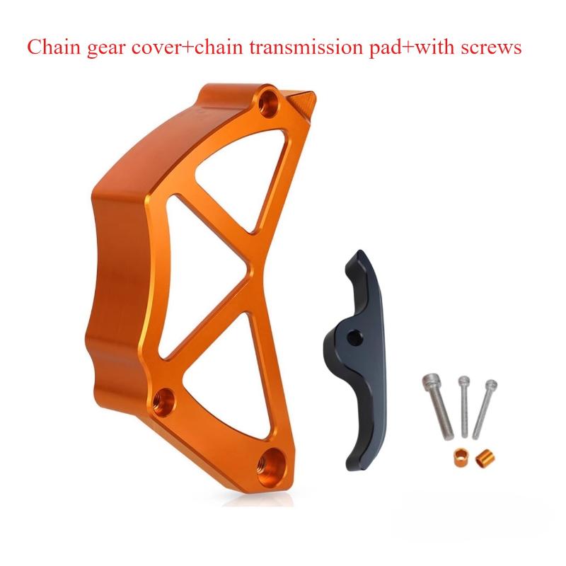 Motorcycle chain gear protection cover sensor protection cover decorative for KTM DUKE 790 890ADV R S 2018-